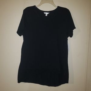 Black high-low t-shirt
